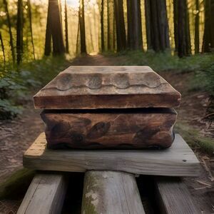 1960s Witco Treasure Chest JEWERY Box Trinket Stash Vintage Mid-Century Tiki Ha.